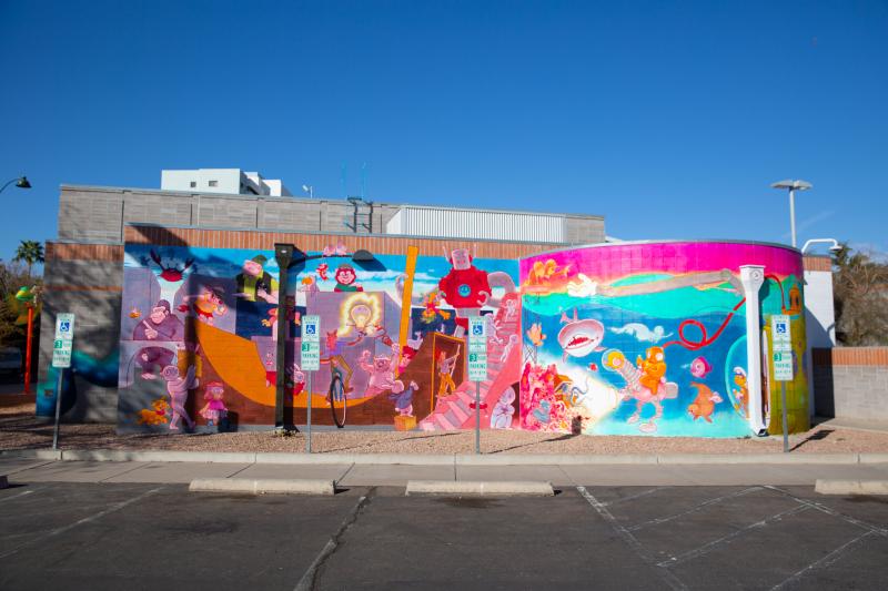 idea Museum exterior mural