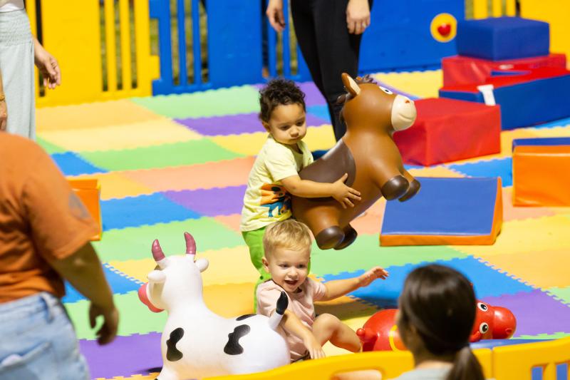 Photo of children enjoying the tot spot at Celebrate Mesa 