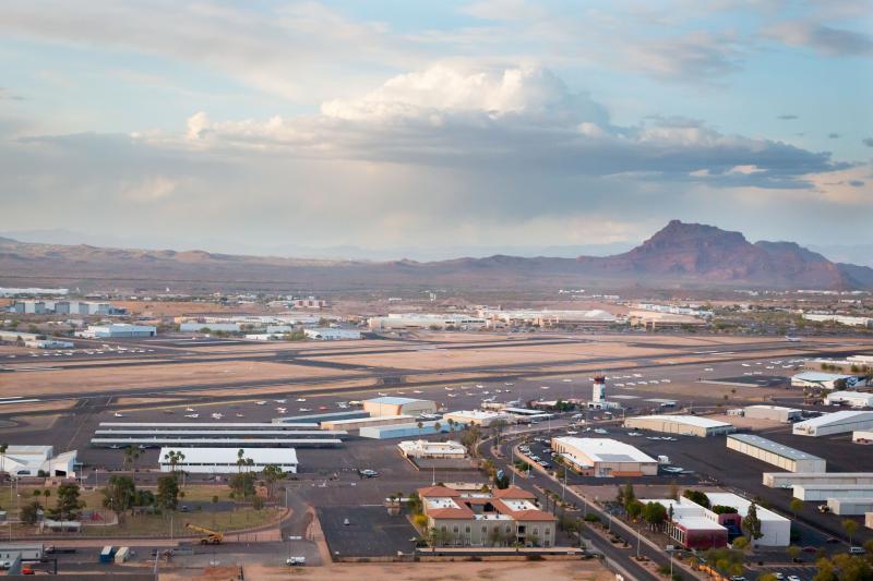 Aerial photo of Falcon Field Airport 