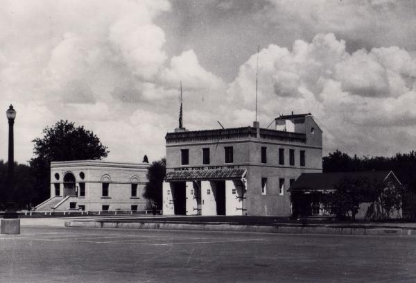 Mesa City Hall and Fire Dept. - 1940s